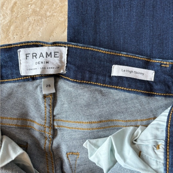 Frame High Rise Jeans Size 25 - Picture 4 of 4